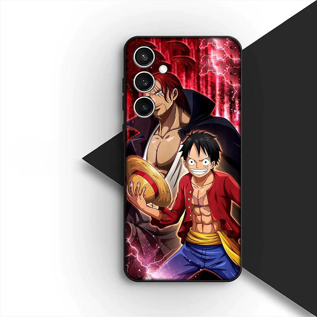 Weiche Hülle für Motorola Moto G55 G45 G75 G85 G35 Edge 50 30 Fusion 40 NEO Ultra Pro Handyhülle Shanks Rotes Haar Ein Luffy Stücke
