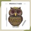 Owl Statue Animal Figurine Sculpture Ornament for Office Desktop Cabinet