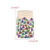Chirstmas Reward Jar With Tokens Funny Motivating Incentive Kids Novelty Gifts