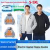 Winter USB Heated Hoodie: Smart Temperature-Controlled Unisex Jacket