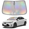 ZATOOTO Toyota Corolla Cross Windshield UV No Suction Cups Light Blocking Heat Heat Car with Storage UV Cut Light Blocking Cross Vehicle-Specific