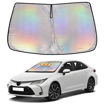 ZATOOTO Toyota Corolla Cross Windshield UV No Suction Cups Light Blocking Heat Heat Car with Storage UV Cut Light Blocking Cross Vehicle-Specific