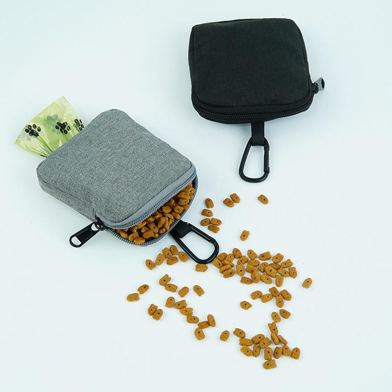 Pet Training Waist Bag With Poop Holder Oxford Fabric Multi-Compartment Snack Pouch Dog Walking