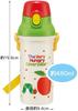 Skater Water Direct Dishwasher Made In Very Hungry Caterpillar for Boys and Children's Bottle, 480ml, Drinking, Plastic, One-Touch Operation, Safe,