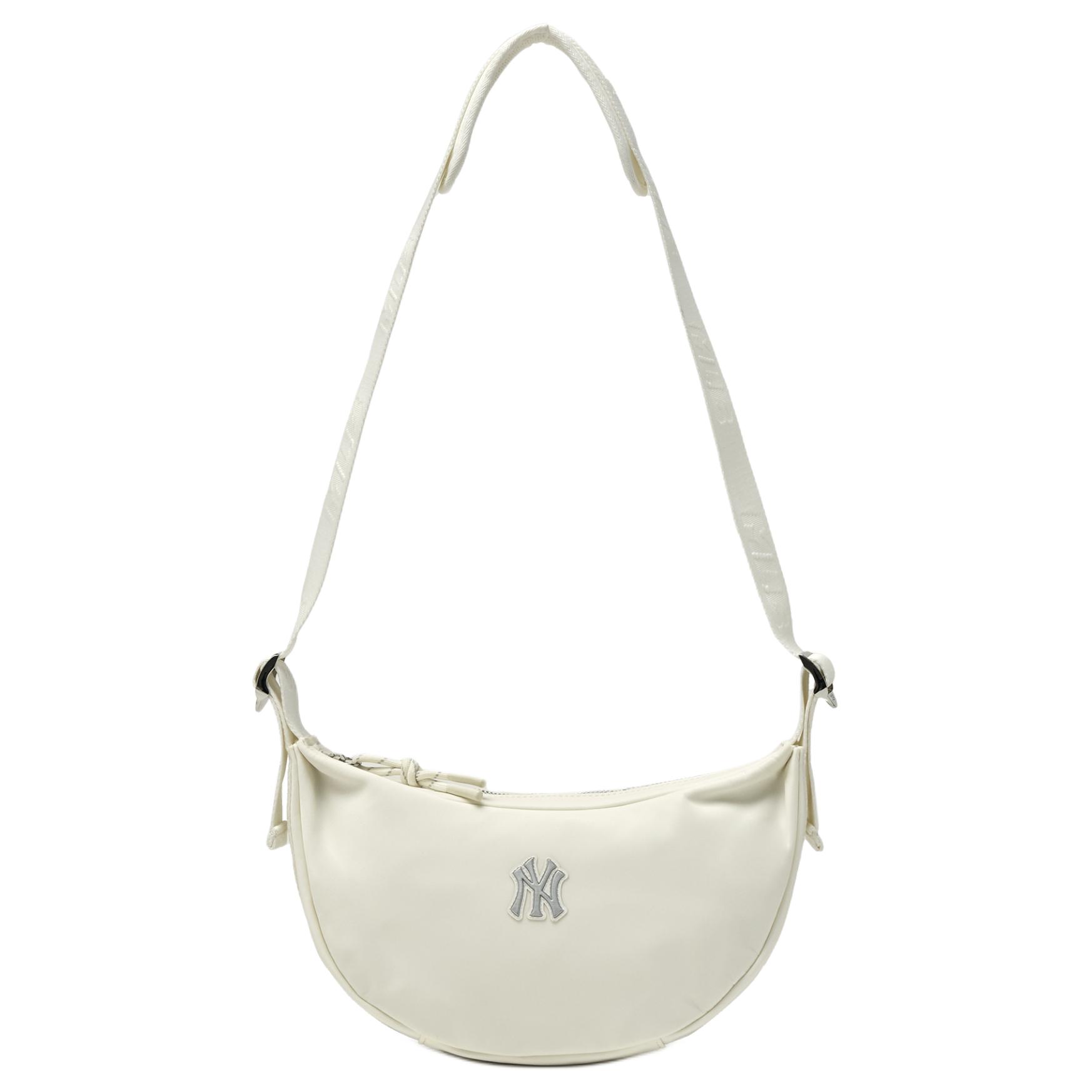 MLB NY Versatile Nylon Shoulder Bag Unisex bags White 3ABQA016N-50CRD Basic Set (Bag)