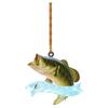 Cartoon Eyecatching Green Bass Fish Christmas Decoration For Your Vehicle Interior