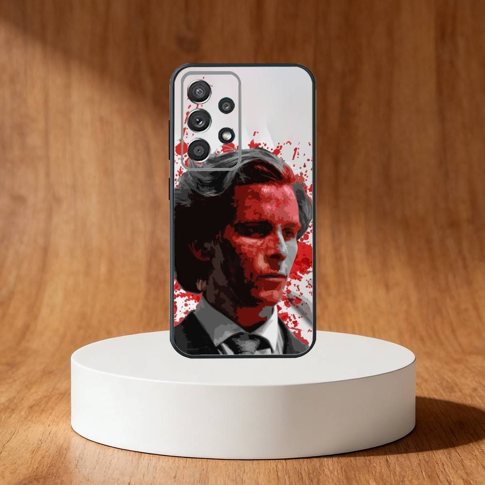

A-American P-Psycho Phone Case For Samsung S25,S24,S21,S22,S23,S30,Ultra,S20,Plus,Fe,Note,10,9,5G Black Cover Samsung S24