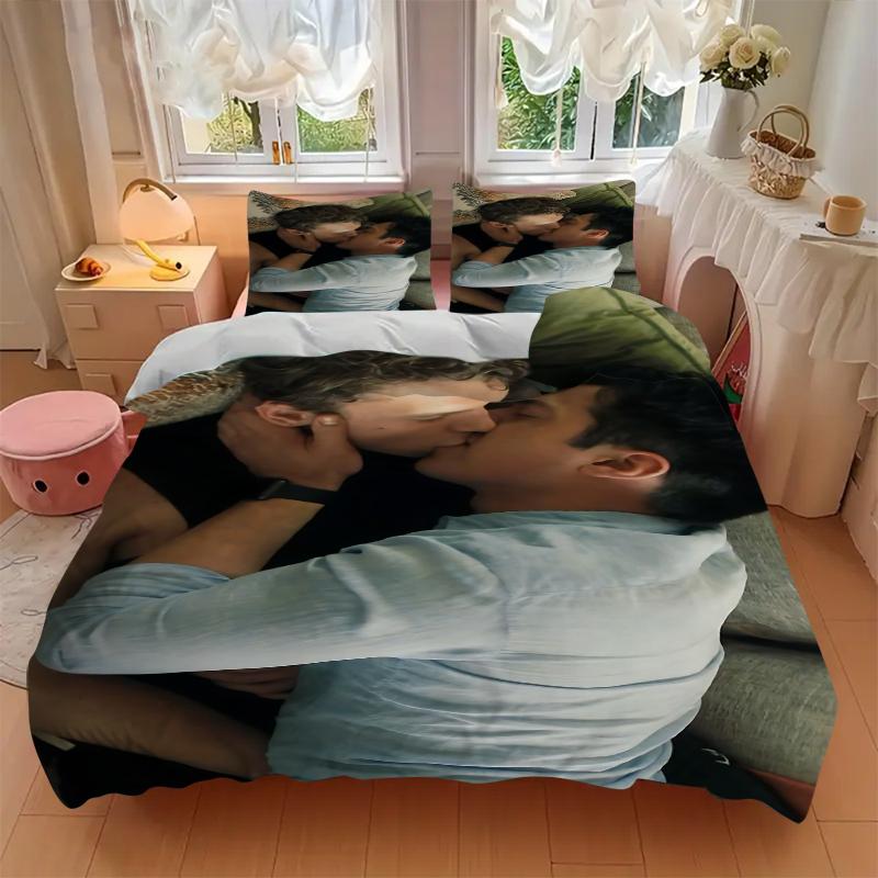 3Pcs Romantic Moment Bedding Sets For All Sizes New 3D Printed Bed Cover Comforter Duvet Cover Pillowcase Bedroom Decoration