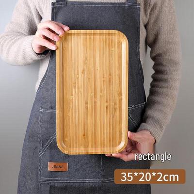 Japanese Style Rectangular Bamboo Serving Tray