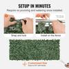 Ivy Privacy Fence, 990 X 2490 Mm Artificial Green Wall Screen, Greenery Ivy Fence with Mesh Cloth Backing and Strengthened Joint, Faux Hedges Vine