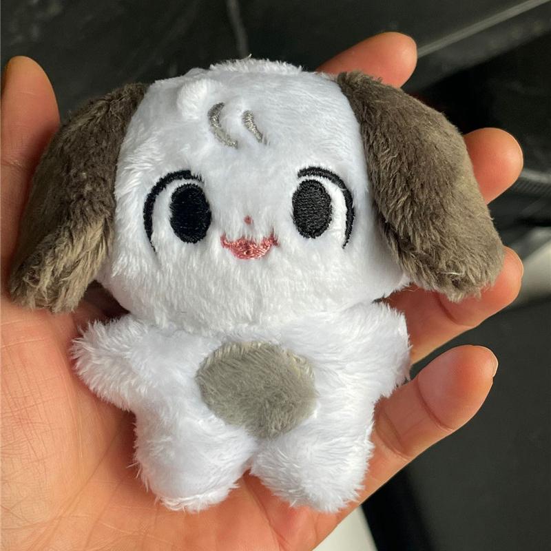 New Kpop Kawaii Cotton Cartoon Keychain Decoration Mini Creative Cute Shoulder Bag Plush Pendant Fans Gift Backpack Key Rings