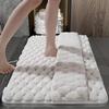 Memory Foam Bath Mat, Soft Long Hair Non-Slip Bathroom Rug, Machine Washable, Absorbent, Indoor/Outdoor Use