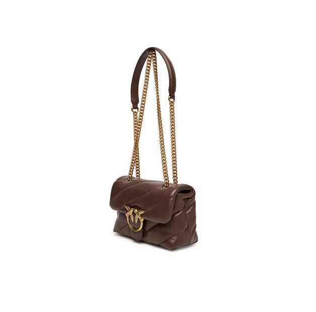 Bag PINKO Love Puff Mini CL PE 25 PLTT 100039 A0F2 Brown