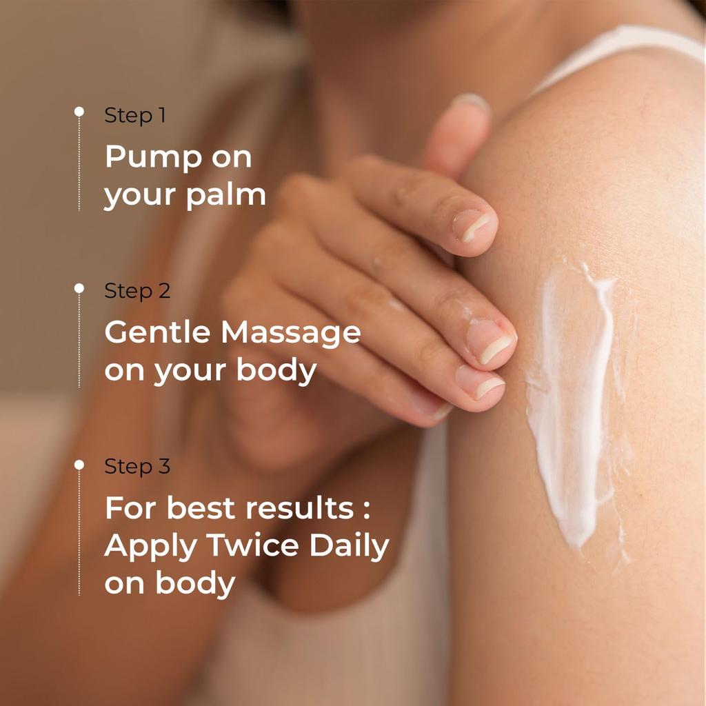 Parachute Deep Nourish Body Lotion For Dry Skin 600ml | Long-Lasting Moisture | Fast Absorbing Non-Sticky Glow Lotion For Men & Women