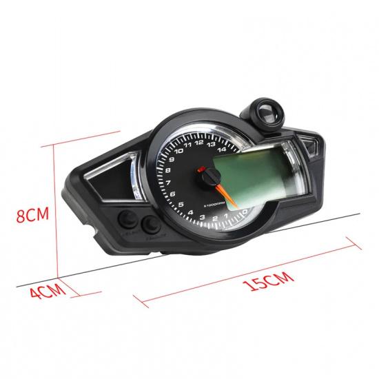 Backlight Lcd Odometer Universal Motorcycle Rpm Digital Display Speedometer