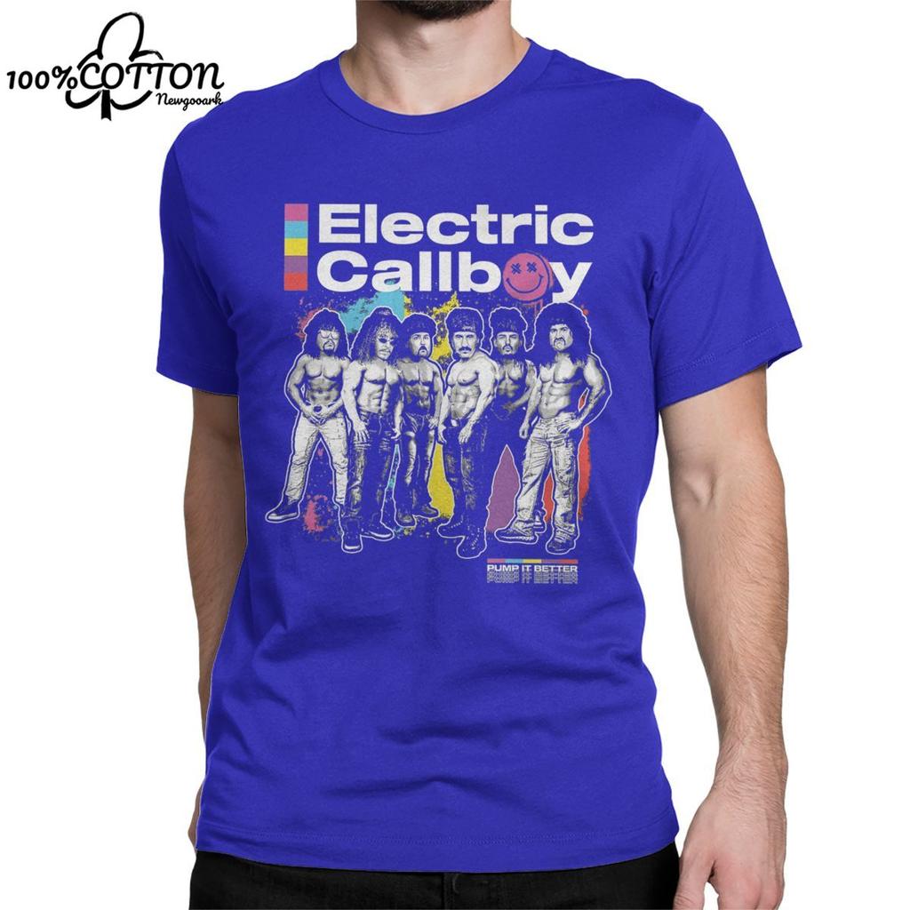 Camiseta Tour LE Electric Callboy para Hombre Mujer Algodón Puro Camisetas Casuales Cuello Redondo Música Alemana