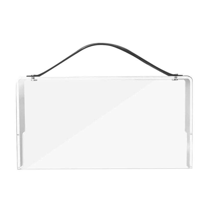 

Game Stand Dust Protective Cover Acrylic Portable Handle Console Dust-proof Protector for NS h Host