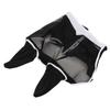 Mesh Horse Fly Mask Elastic UV Protection Detachable Breathable Horse Fly Mask with Ears for Horses Black L