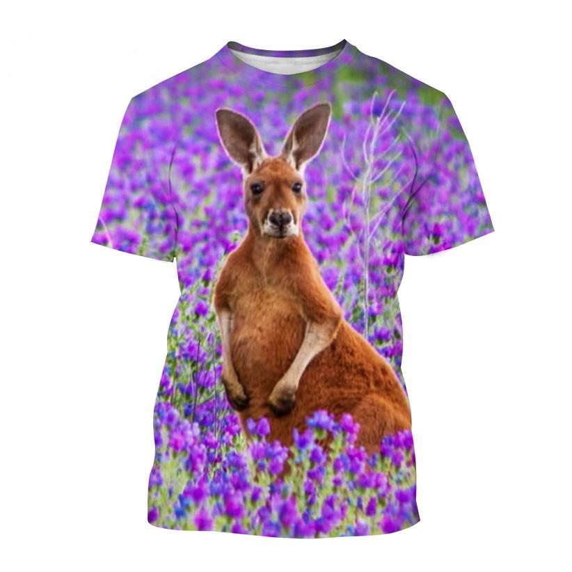 New Personality Animal 3D Print O Neck T-Shirts Summer Men Women Short Sleeve T Shirt Oversized Harajuku Tees Tops Kids Clothing