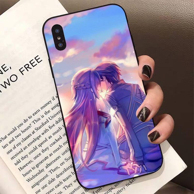 Anime Sword Art Online SAO Phone Case for iPhone 11 12 13 mini pro XS MAX 8 7 6 6S Plus X 5S SE 2020 XR case