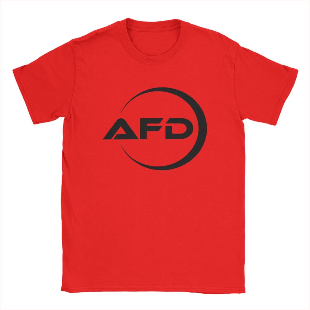 Módní alternativní tričko Afd Německo pro muže Kulatý výstřih 100% bavlna Tričko AFD Německé logo Krátký rukáv Velké velikosti Topy