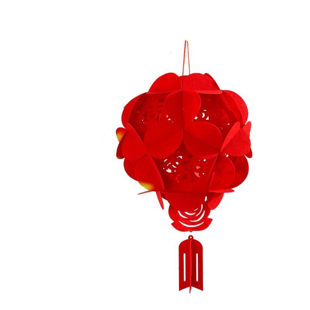 1/2/6pcs Foldable Flower Hanging Decoration Traditional Spring Festival Pendant  Living Room