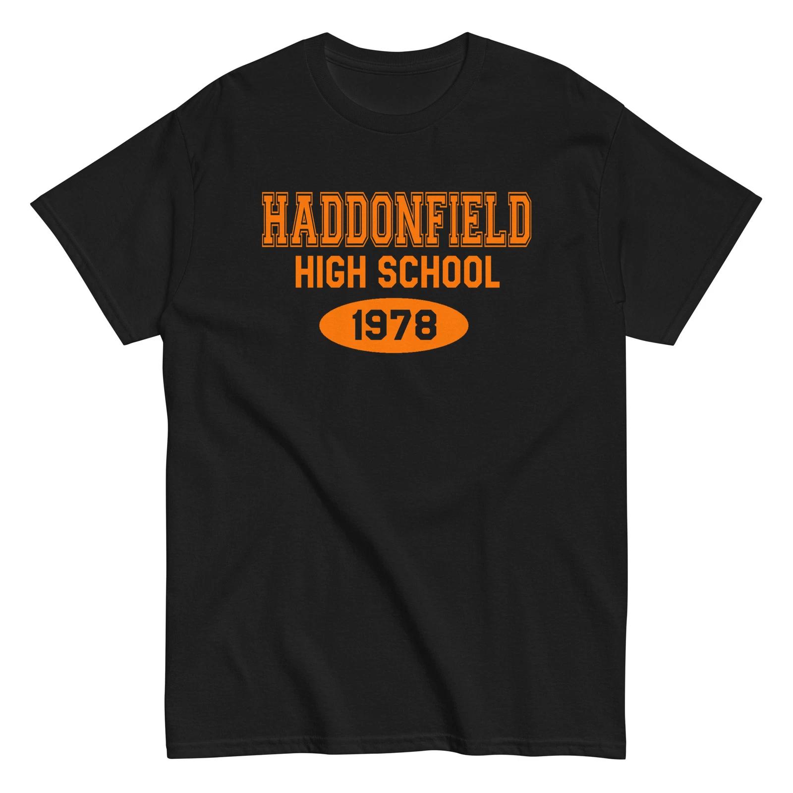 Haddonfield High School - Halloween Shirt - Horror Movie Parody Quote - Unisex S