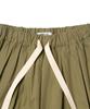 Cotton Bell Volume Pleated Shorts - Khaki