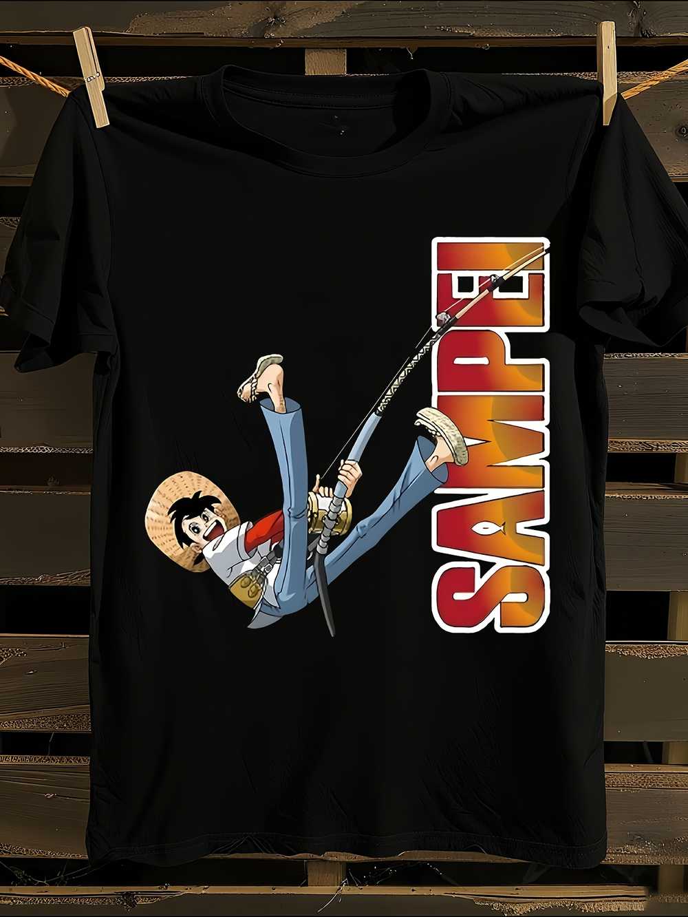 

Sampei Fisherman Sanpei Kyoshin Manga Anime Graphic T-Shirt XXL