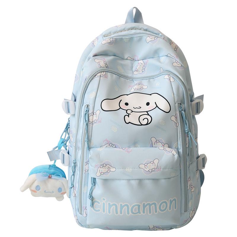 Sac à dos pour enfants à grande capacité avec imprimé mignon transfrontalier pour collège - Sac de voyage léger pour femmes