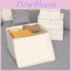 Cotton Linen Foldable Storage Bin With Waterproof Fabric For Bedroom Organization