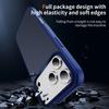 For iPhone 17 Pro Max Case Carbon Fiber Texture PC+TPU Phone Cover Compatible with MagSafe
