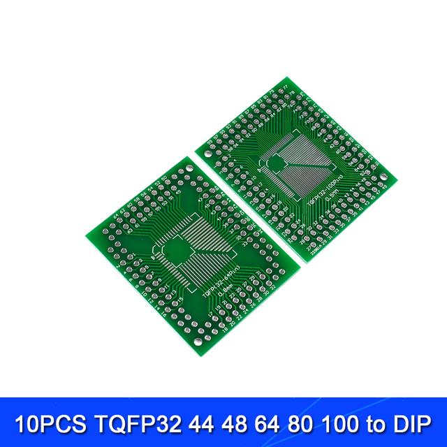 10pcs PCB Board Kit SMD Turn To DIP Adapter Converter Plate SOP MSOP SSOP TSSOP SOT23 8 10 14 16 20 28 SMT To DIP