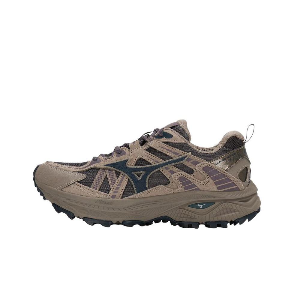 Mizuno Racer Trail Comfortable Versatile Shock Absorbing Breathable Lightweight Running Shoes Unisex Sneakers Gray D1GH2238-14