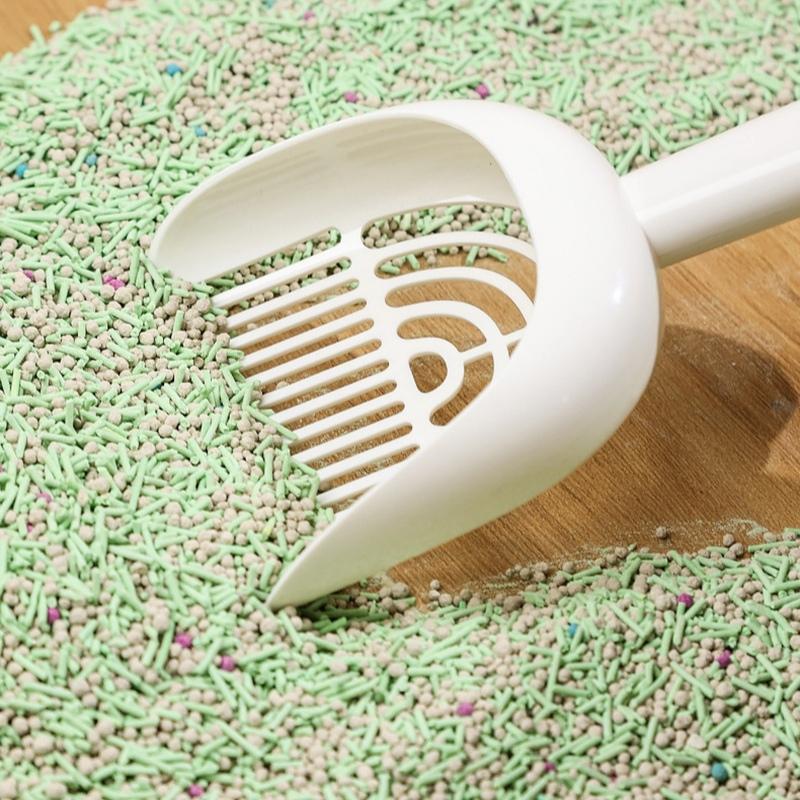 Wall Mounted Cat Litter Scoop Fine Mesh Double Size Gap Sifter Plastic Poop Cleaner Tool for Pet Waste Management Home Use Bathroom Organization