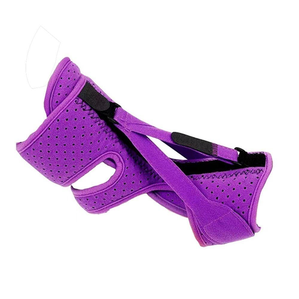 

Регулируемый дорсальный ортопедический брейс для отвисающей стопы 3 ремня Ортез для отвисающей стопы Унисекс фиолетовый