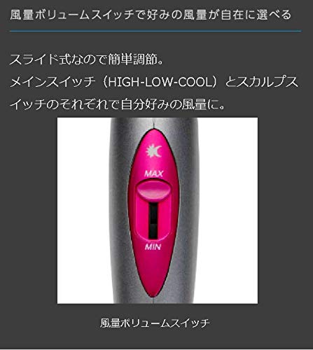 Koizumi Hair Dryer Ion Balance Salon Sense 300 Gray KHD-9920/H