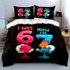 "I Was 6 Now I'm 7 Bedding Set" Bedding Duvet Cover Set Duvet Cover Pillowcases (1 * Duvet Cover 2 * Pillowcases, Without Duvet Insert)
