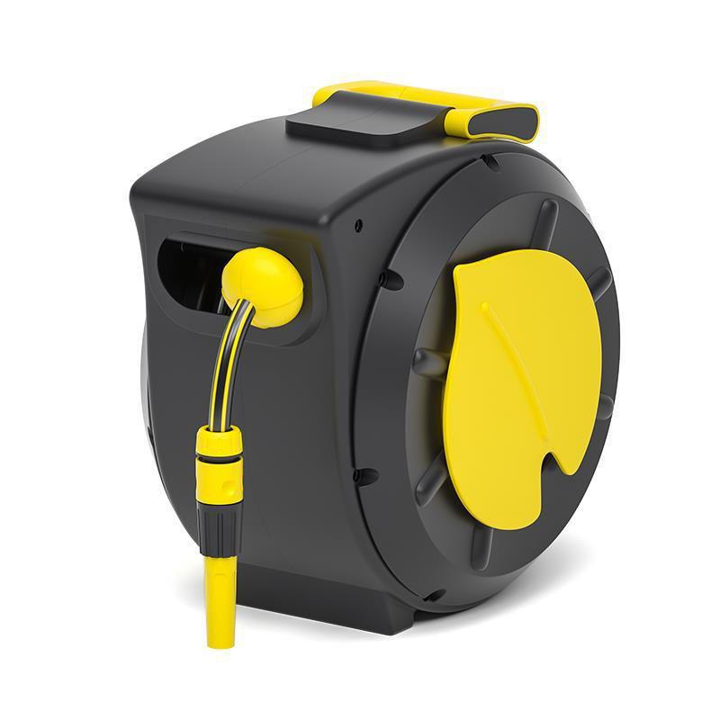 Shuofan Automatic Retractable Car Wash & Garden Hose Reel with Watering Gun.