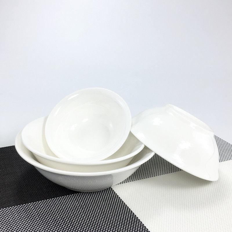 Pure White Ceramic Douli Bowl