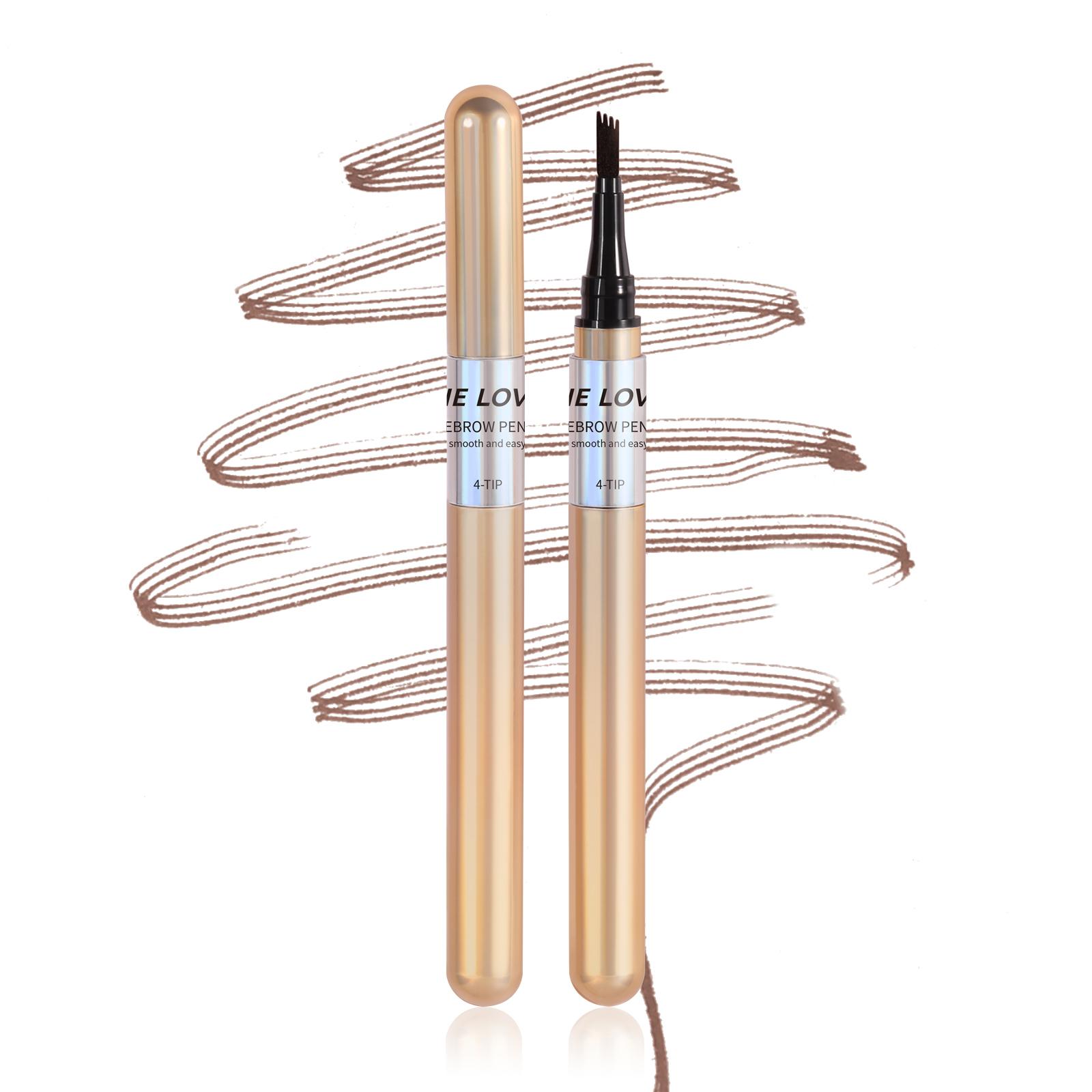 

Ручка для микроблейдинга бровей, водостойкая вилка, карандаш для татуировки бровей, долговечный профессиональный тонкий жидкий карандаш для эскизов для бровей