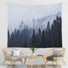 Mountain Psychedelic Tapestry Forest Wall Hanging Bohemian Witchcraft  Dorm Decor