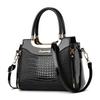 Women's Bag Platinum Shiny Leather Crocodile Pattern Bag with A Female Texture