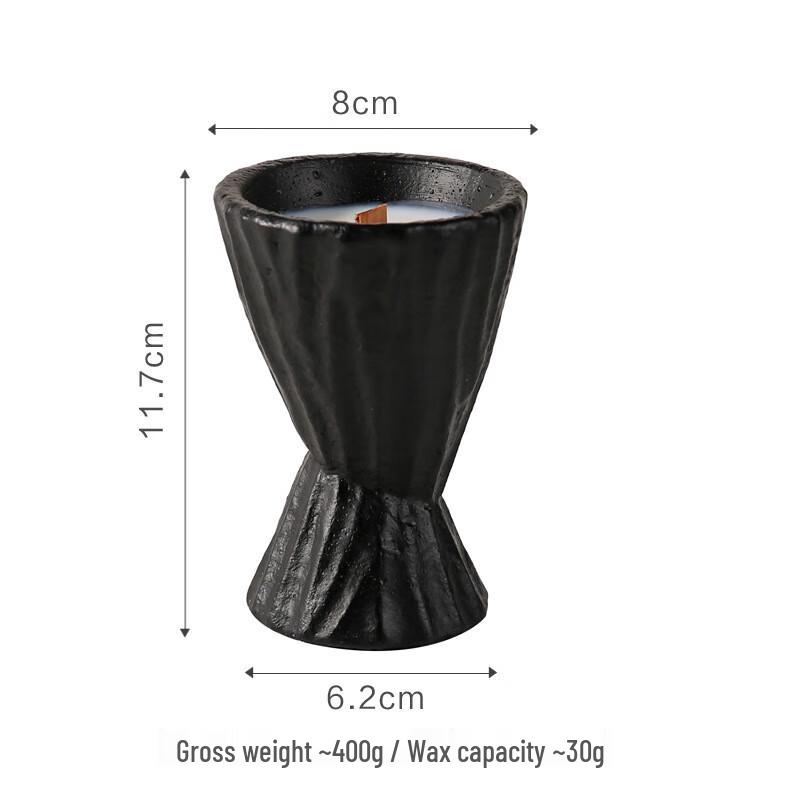 

Wabi-Sabi Cement Flameless Candle & Incense Holder