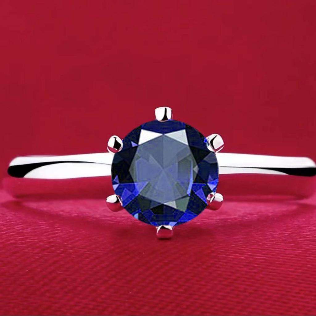 Popular In Japan and South Korea, T Family Classic One-Carat Moissanite Ring for Women