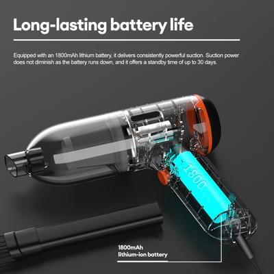 Car Vacuum Cleaner Powerful Suction Wireless Handheld Mini Car Vacuum Portable USB Fast Charging Car Desktop Cleaner for Home