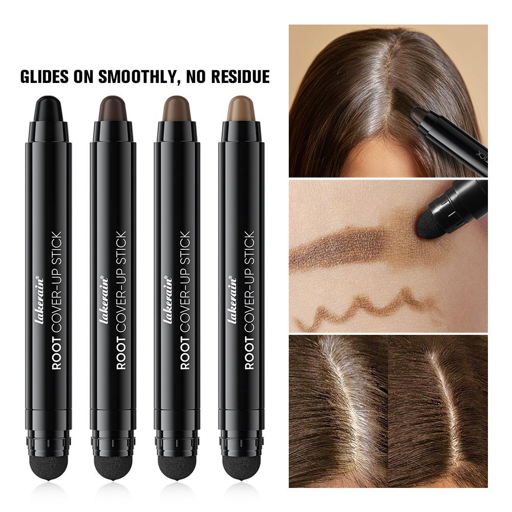 Hair Line Stick Pen Waterproof Hair Dye Pen Brush Instantly Cover Grey White Hair Natural Hair Filling Hairline Shadow Makeup