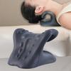Neck and Shoulder Relaxer Sturdy Equipment Cervical Traction Stretcher Black