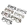 Korean Style TR90 Round Anti-Blue Light Glasses - Lightweight Retro Frame, Prescription-Compatible