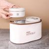 304 Stainless Steel Insulated Lunch Box Double-layer Sealed Sealed Lunch Box with Bag Microwave Safe Food Storage Case Meal Prep
